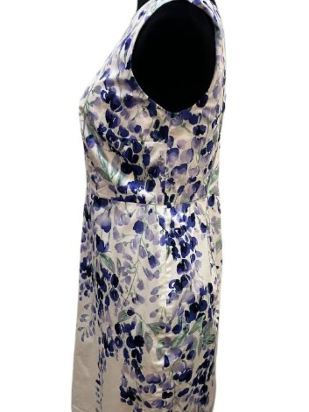 RSVP by Talbots Classic Watercolor Wisteria Sheath Dress Size 4P Like New - Picture 3 of 13